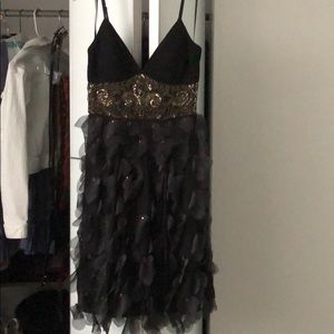 Beautiful Sue Wong Embellished Petal Dress